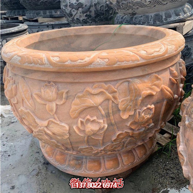 精美仿古大理石石雕擺件，點(diǎn)綴室內(nèi)庭院，完美裝點(diǎn)魚(yú)缸