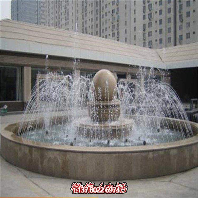 精美中式風(fēng)水球園林雕塑，提升小區(qū)公園噴泉擺放風(fēng)水氣質(zhì)