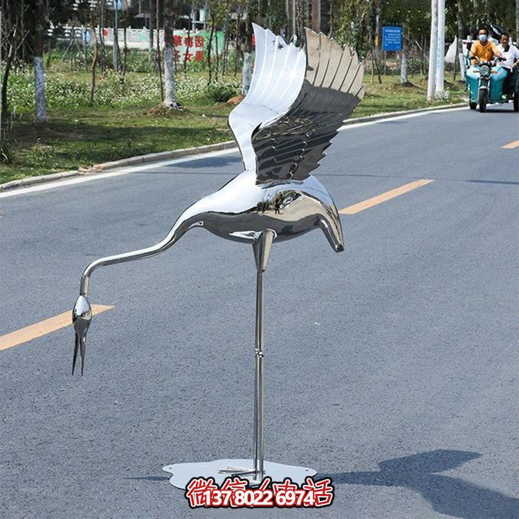 火烈鳥雕塑，美化你的園林景觀