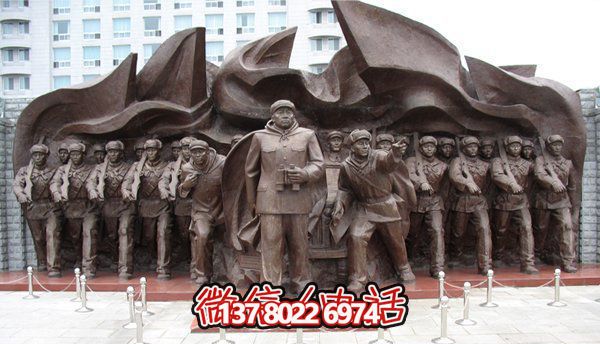 抗戰(zhàn)時(shí)期銅雕雕塑，緬懷那段英雄時(shí)光