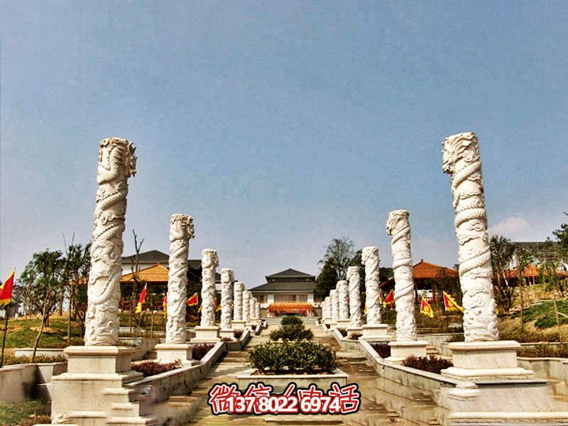 傳統(tǒng)工藝石雕龍柱，傳承古老文化