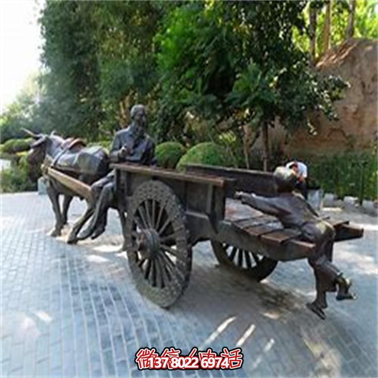 銅藝仿古民俗人物雕塑裝飾玻璃鋼景點(diǎn)戶外