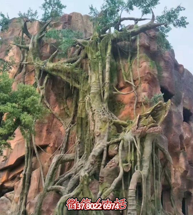 純天然石雕假山雕塑，為公園添彩添靈