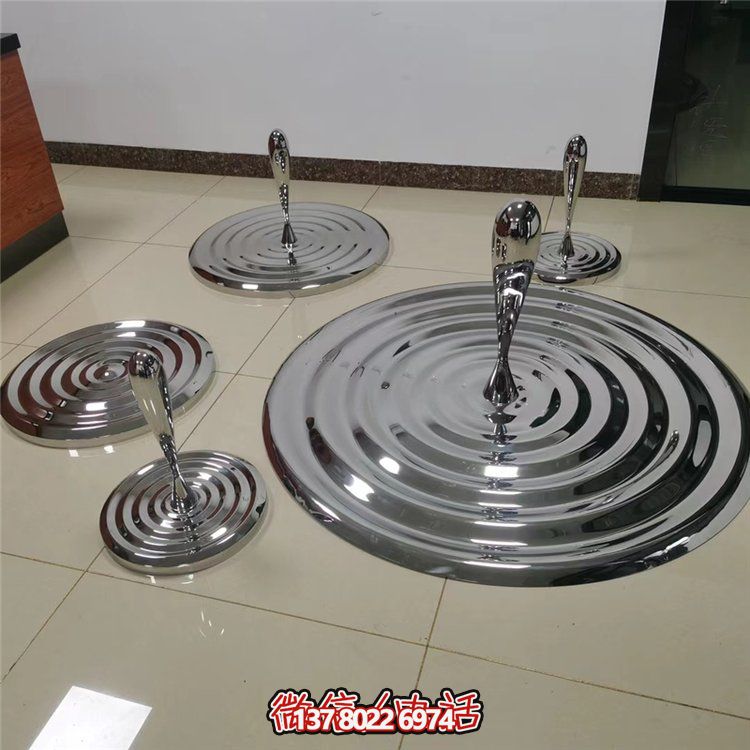 不銹鋼景觀雕塑為您的廣場、園林增添美麗的景觀