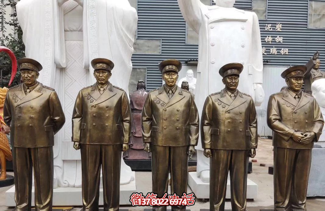 仿銅偉人元帥玻璃鋼雕塑，締造景區(qū)世界十大經(jīng)典