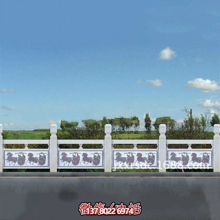 花崗巖石欄板，雕刻多種樣式