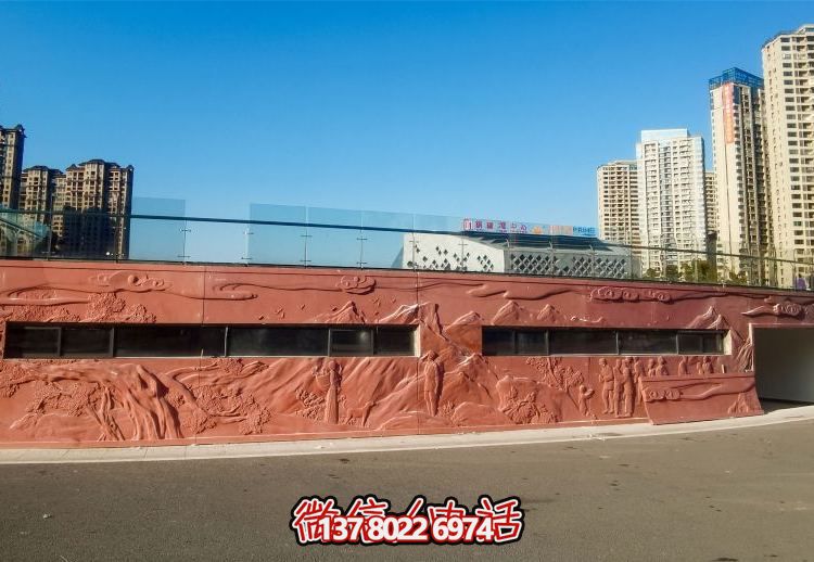 絢麗藝術(shù)空間，創(chuàng)意戶(hù)外浮雕銅雕影壁壁畫(huà)雕塑