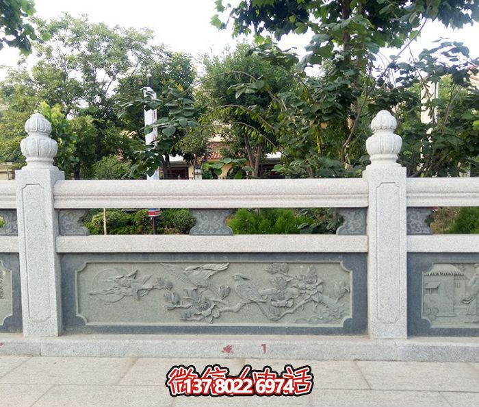 精美石欄系列，搭配園林花園，提升圍欄美感