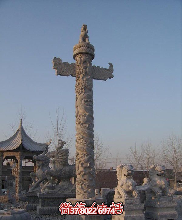 精美漢白玉雕塑，華美石龍表現(xiàn)中華文化之美