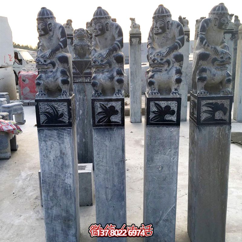 精美絕倫的拴馬柱擺件，裝飾你的庭院門口