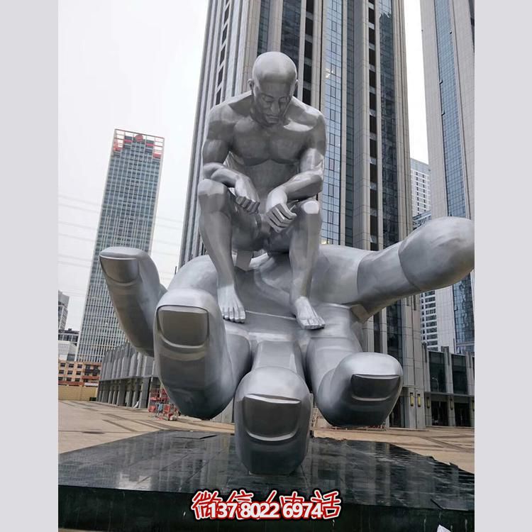 大型不銹鋼創(chuàng)意人物景觀雕塑——鐫刻在商業(yè)街、商業(yè)廣場(chǎng)的精美絕倫