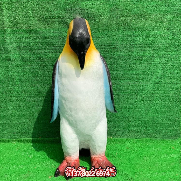 仿真企鵝雕塑，玻璃鋼制作