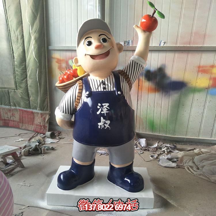 玻璃鋼彩繪擺件，點(diǎn)綴飯店酒店戶外廣場(chǎng)公園雕塑