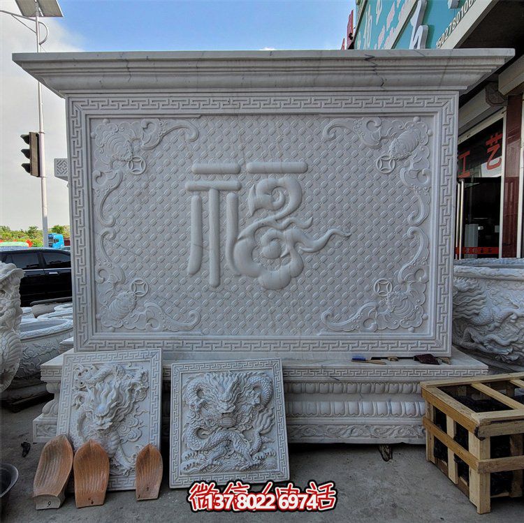 融合傳統(tǒng)文化，唯美經(jīng)典雕塑—中式影壁