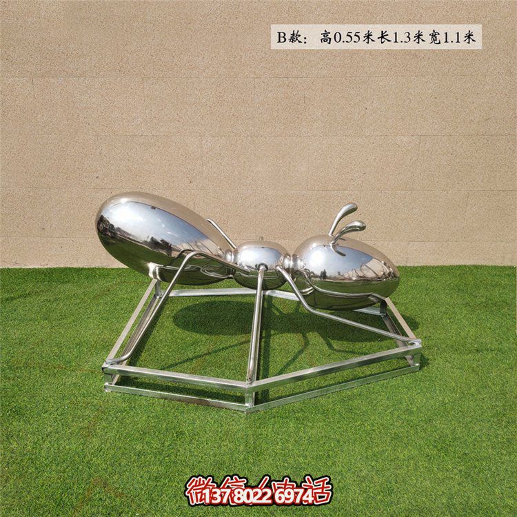 不銹鋼螞蟻雕塑，讓你的小區(qū)、公園、草坪更具特色