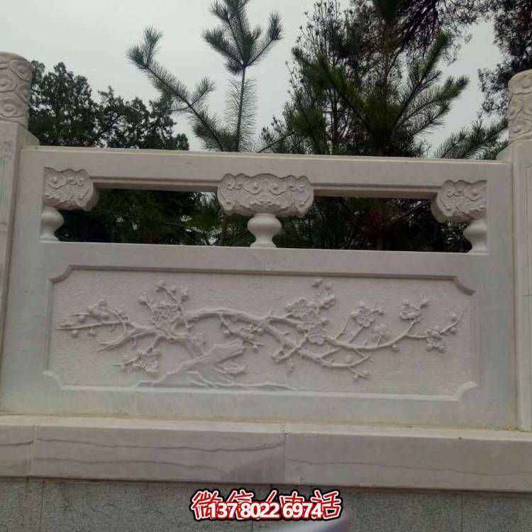 大理石石雕欄桿，給你一個(gè)安全且美麗的橋邊