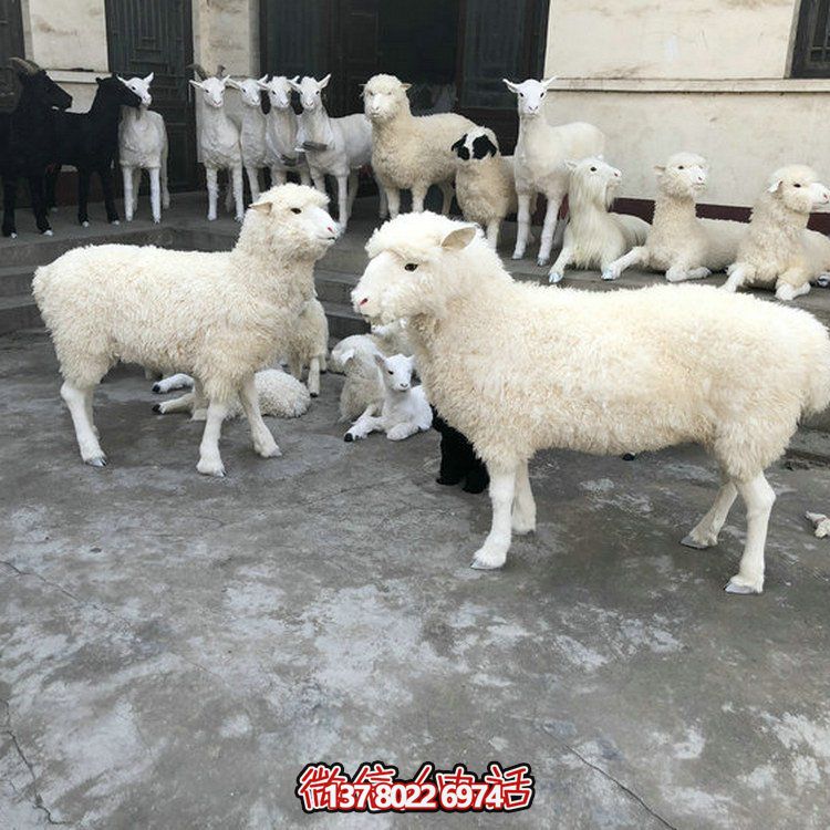 精美仿真動(dòng)物裝飾雕塑，美化景區(qū)游樂場