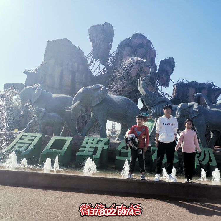 美麗的戶外玻璃鋼雕塑，引領景觀主題