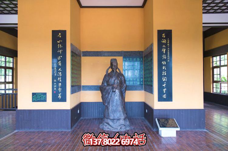 歐陽詢鑄銅雕像，讓歷史文化名人永恒鐫刻