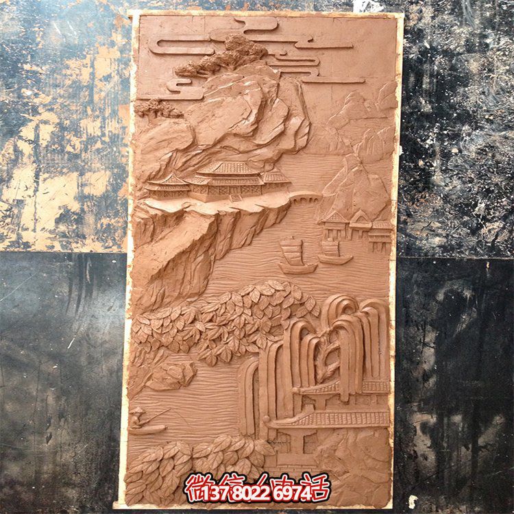 中式大理石浮雕壁畫雕塑，為景區(qū)園林室外擺放而制