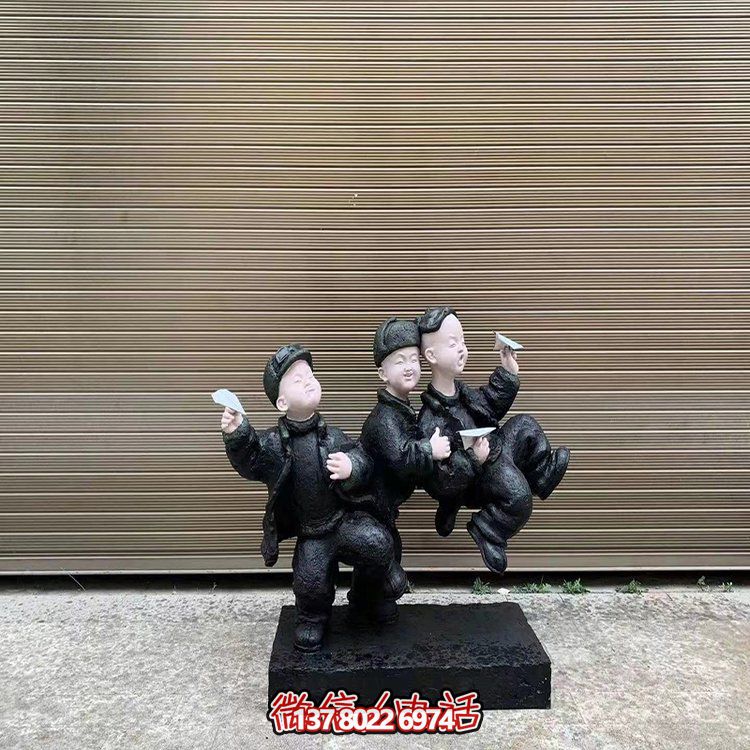 多彩玻璃鋼景觀擺件，添加卡通戶外兒童樂趣