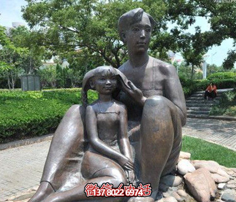母女情深銅雕塑，傳承傳統(tǒng)文化