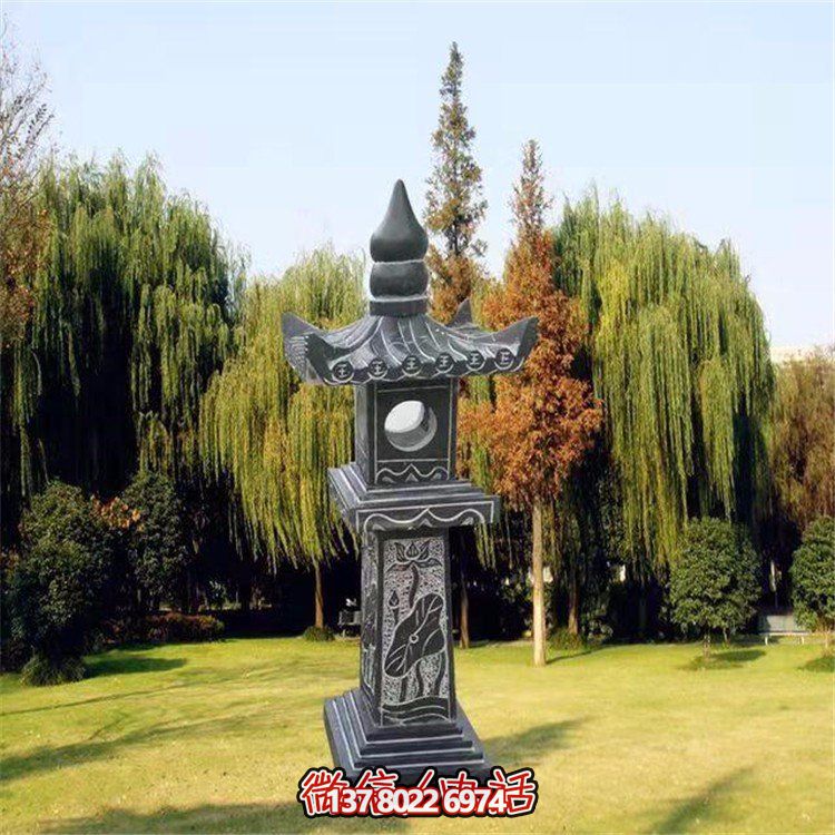精美青石石雕石燈景觀擺件，裝點(diǎn)你的戶外庭院