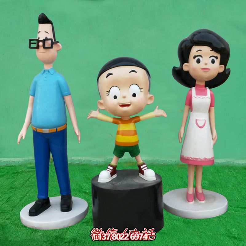 玻璃鋼卡通人物雕塑，為游樂(lè)園增添彩繪驚喜