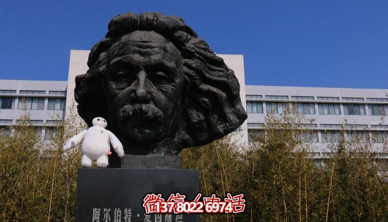傳承名人風(fēng)采，愛因斯坦頭像銅雕