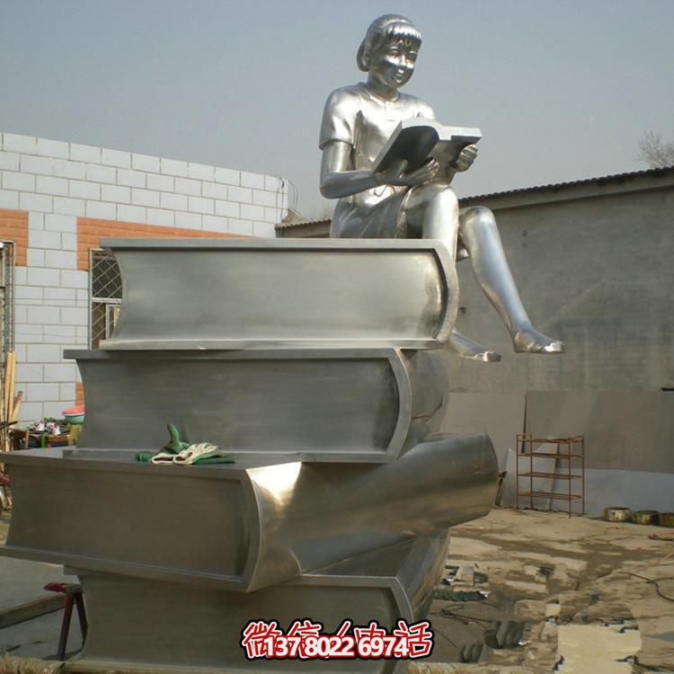 酒店會(huì)所鏡面設(shè)計(jì)景觀(guān)擺件大型不銹鋼鏤空抽象雕塑