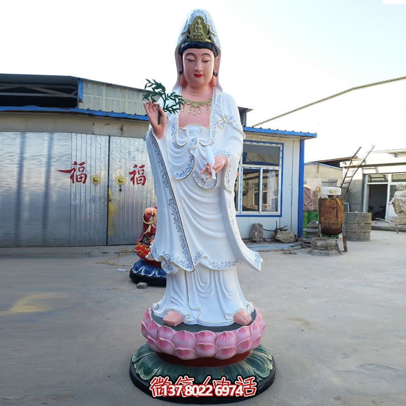 玻璃鋼彩繪戶(hù)外景區(qū)滴水觀音雕塑 玻璃鋼彩繪戶(hù)外景區(qū)滴水觀音雕塑