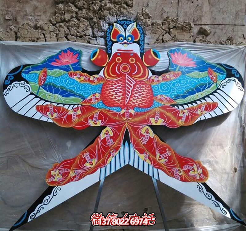 商場(chǎng)公園戶(hù)外荷花彩繪不銹鋼風(fēng)箏擺件雕塑 商場(chǎng)公園戶(hù)外荷花彩繪不銹鋼風(fēng)箏擺件雕塑