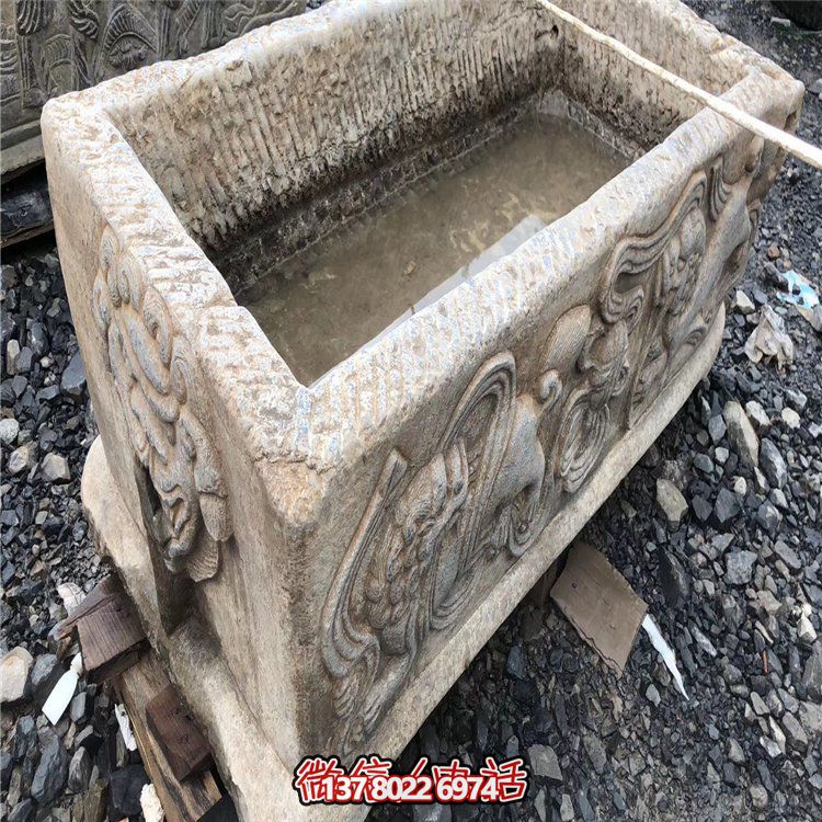 老石槽，漢白玉仿古石槽